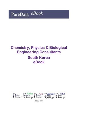 cover image of Chemistry, Physics & Biological Engineering Consultants in South Korea